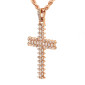 Rose gold cross 