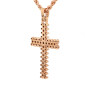Rose gold cross 