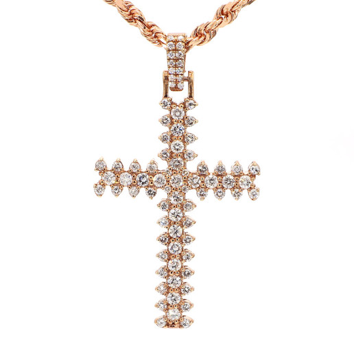 Rose gold cross 