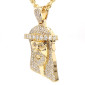 Jesus pendant in yellow gold