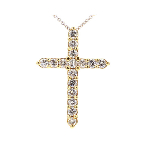 Yellow gold cross