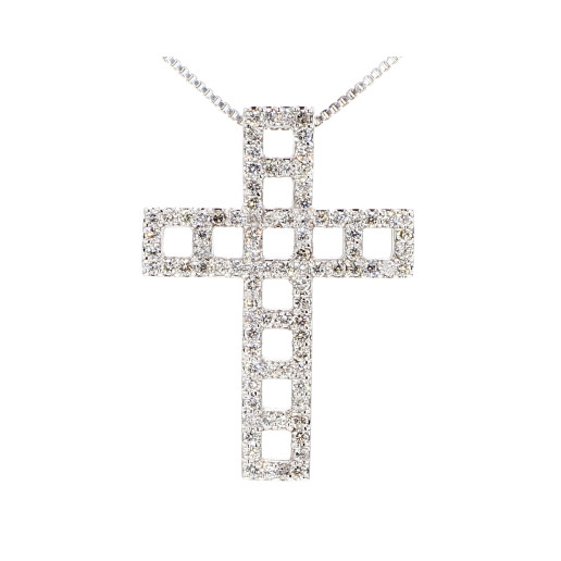 White gold cross