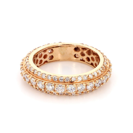 Small rose gold ring