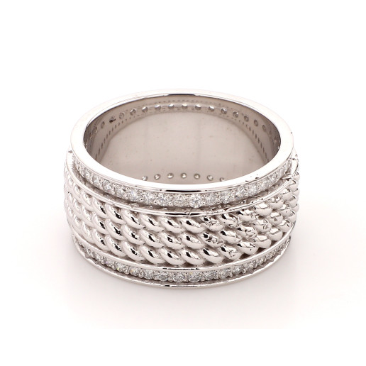 White gold ring
