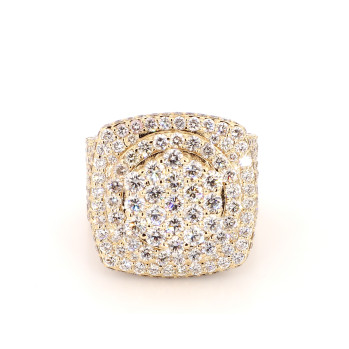 Mens ring Yellow gold