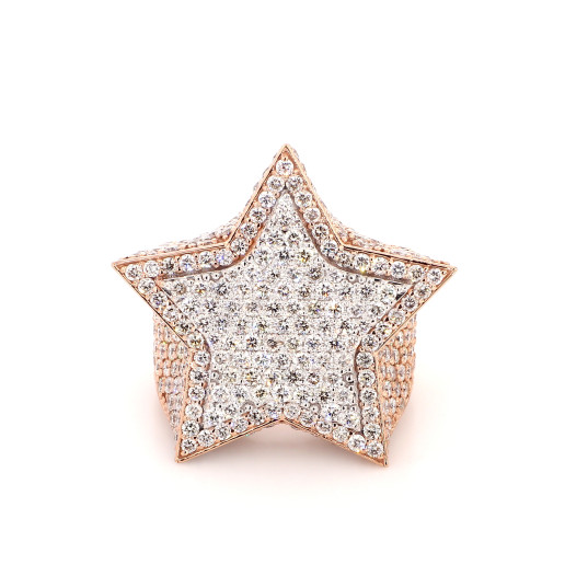 Rose White star ring Rose White star ring