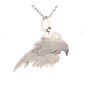 Diamonds “ Eagle “ pendant whithe art enamel …bla bla bla