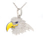 Diamonds “ Eagle “ pendant whithe art enamel …bla bla bla