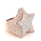 Rose White star ring Rose White star ring
