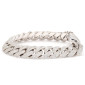 White gold cuban braslet White gold cuban braslet