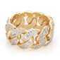 Yellow gold cuban ring Yellow gold cuban ring