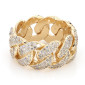 Yellow gold cuban ring Yellow gold cuban ring