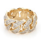 Yellow gold cuban ring Yellow gold cuban ring