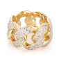 Yellow  gold cuban ring