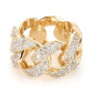 Yellow  gold cuban ring