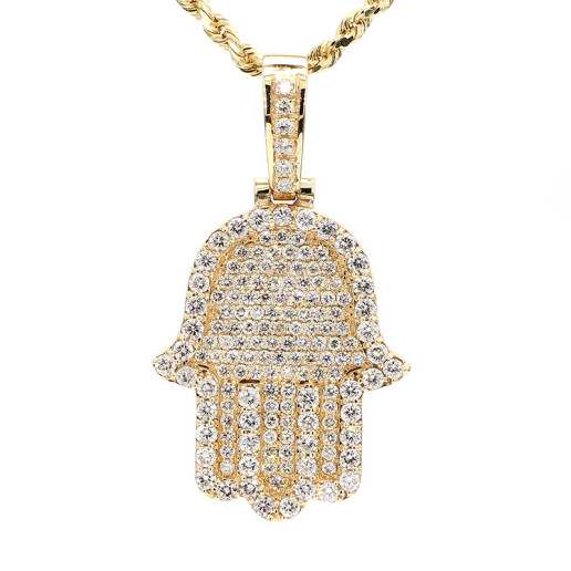 Yellow gold hand “hamsa” Yellow gold hand “hamsa”