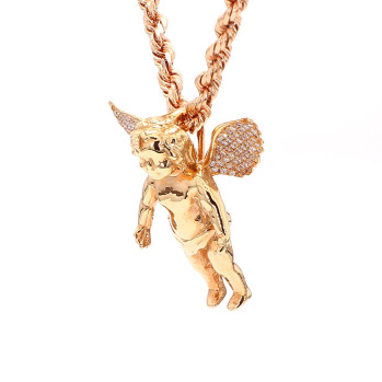 Angel pendants  rose gold