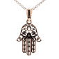 Rose gold hamsa