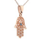 Rose gold hamsa