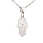 White gold hamsa White gold hamsa