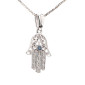 White gold hamsa White gold hamsa