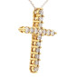 Yellow gold cross
